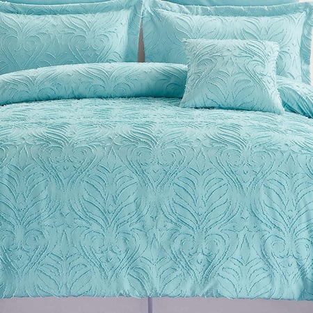 مفرش نارين صيفي مطرز مقاس كوين 150x200 سم تيفاني عدد القطع 5