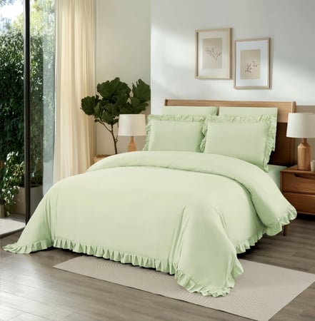 طقم غطاء لحاف شارم فائق النعومة بدون حشوة تيفاني