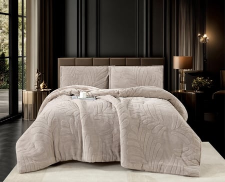 مفرش وورم شتوي مزدوج جاكارد حفر بيج عدد القطع 4