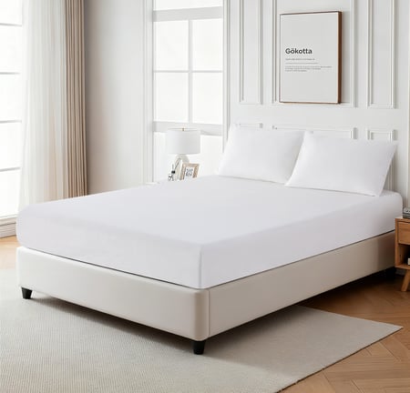 شرشف دافا فرو شتوي أبيض