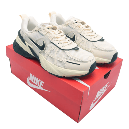 Nike V2K Run "beige black" sneakers