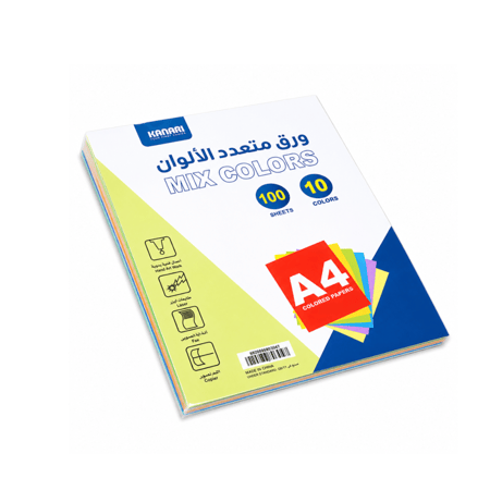 ورق تصوير ملون 100ورقة