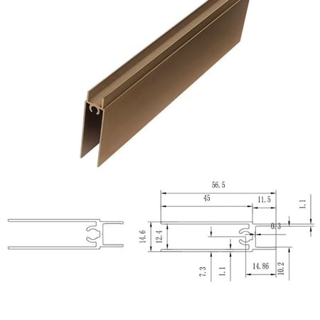 كفرات سحاب للأبواب – طقم يتحمل حتى 40 كجم