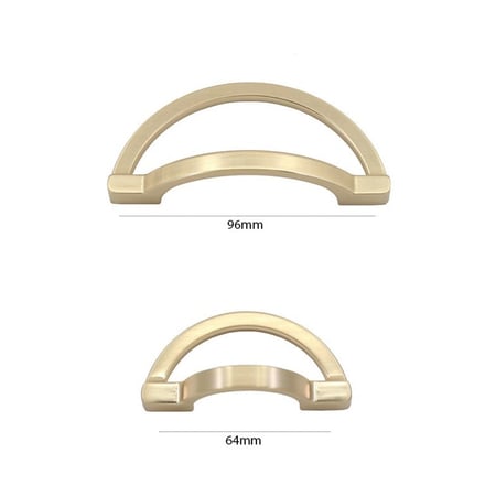 مقابض خزانة بتصميم نصف دائري