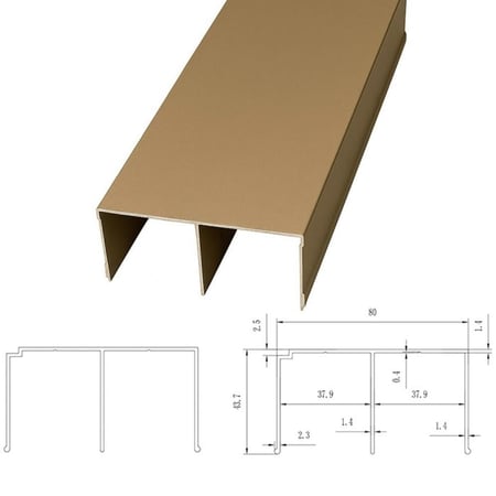 كفرات سحاب للأبواب – طقم يتحمل حتى 40 كجم