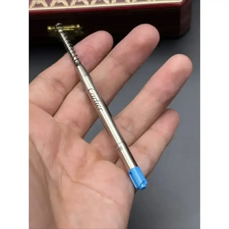 قلم كارتير بانثر عين النمر لون فضي | Cartier Panthère pen