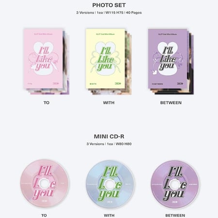 ILLIT -'I'LL LIKE YOU' (GLLIT ver.) (set)