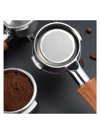 بورتافلتر مكشوف 58 مم بذراعين مع مقبض خشبي