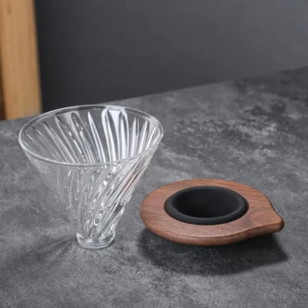 طقم تحضير قهوة V60 مع غلاية وسيرفر سعة 600 مل