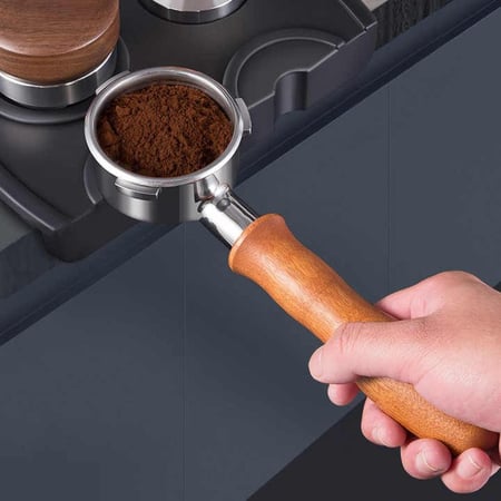 بورتافلتر مكشوف 54 مم بمقبض خشبي