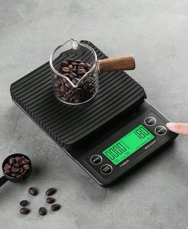 طقم قهوة V60 للتقطير مع حقيبة 14 قطعة يشمل سيرفر وقطارة وغلاية وميزان ومطحنة