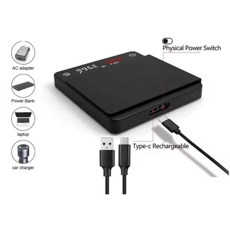 ميزان قهوة رقمي صغير 2 كجم دقة 0.1 جم مع مؤقت تلقائي وشحن USB C