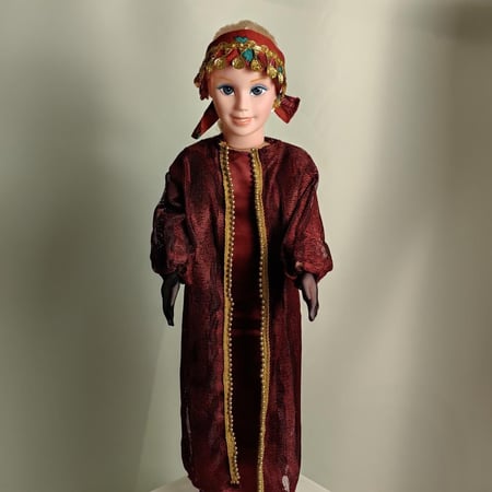 ثوب اهل الجنوب - ثوب اطفال - ثوب جنوبي - دميه  - متجر جاما