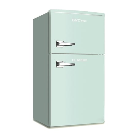 ثلاجة كلاسك جي في سي برو 85 لتر - لون اخضر
