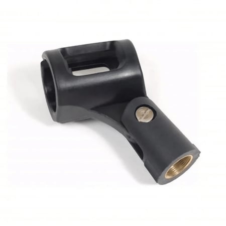 مقبض ميكروفون أسود – تصميم عصري ومتين لتجربة صوتية احترافية