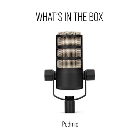 ️ ميكروفون RØDE PodMic – ميكروفون ديناميكي احترافي للبودكاست والبث الصوتي