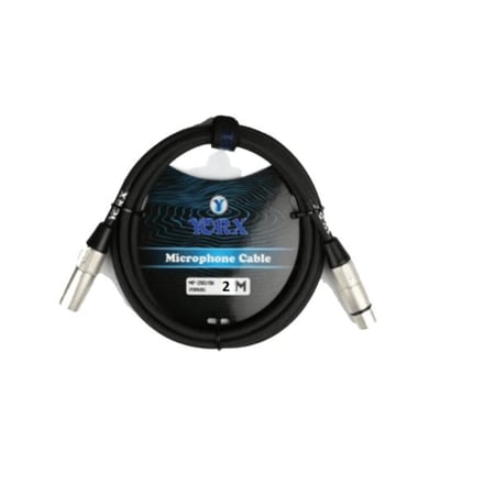 كيبل XLR ذكر انثى 2 متر يوركس Yorx مايكروفون أسود MP-280-2M XLR To XLR