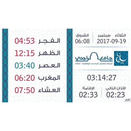 جهاز عرض الوقت التلفزيوني