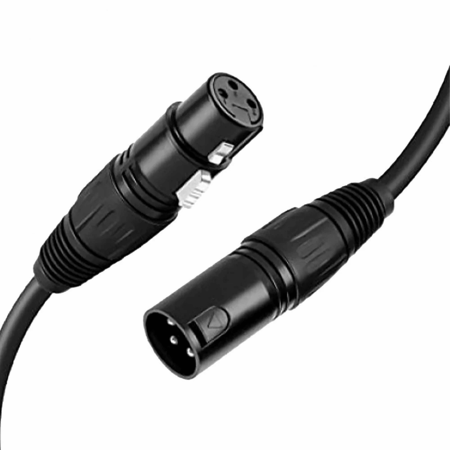 رأس كابل XLR ذكر وأنثى - لتوصيل متميز واحترافي بين الميكروفونات والمعدات الصوتية