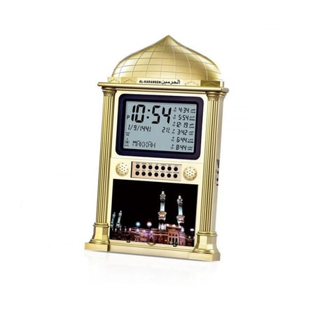 ساعة الحرمين — HA-4002  بشاشة عريضة لعرض أوقات الصلوات