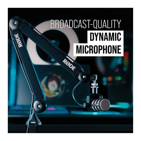 ️ ميكروفون RØDE PodMic – ميكروفون ديناميكي احترافي للبودكاست والبث الصوتي