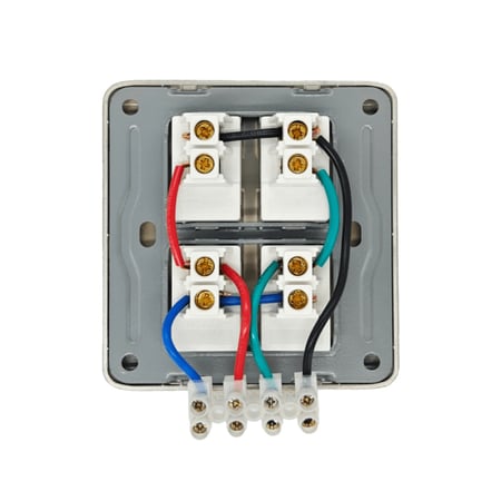 مفتاح طفاية احمر اخضر مزدوج مع إضاءة كهربائي عالي