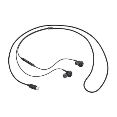 سماعات سامسونج Type-C EO-IC100 باللون الاسود – صوت احترافي بتقنية AKG