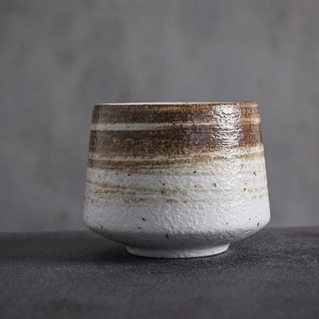 كوب سيراميك بني 170 مل