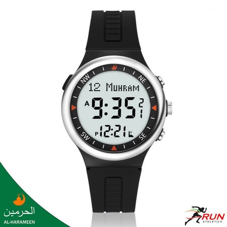 ساعة رياضية اسلاميةHA-6504 الفجر الظهر العصر المغرب الحرمين ALHARAMEEN