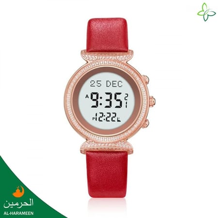 ساعة الحرمين الكريستالية الأنيقة HA-6351 نسائية