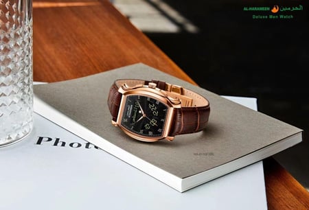 سـاعـة الـحـرمـــين الـرجـالـيـة الحديثة HA-6110 ألوان متعددة