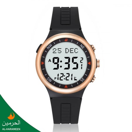 ساعة رياضية اسلاميةHA-6504 الفجر الظهر العصر المغرب الحرمين ALHARAMEEN