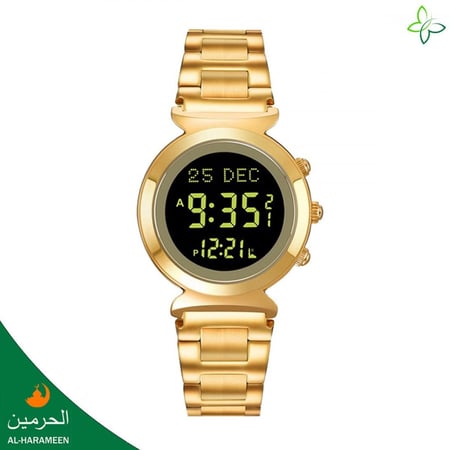 ساعة الحرمين الاسلامية HA-6331 النسائية اذان الفجر الظهر العصر المغرب