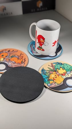 قاعدة أكواب بيكاتشو من بوكيمون. (12 سم)