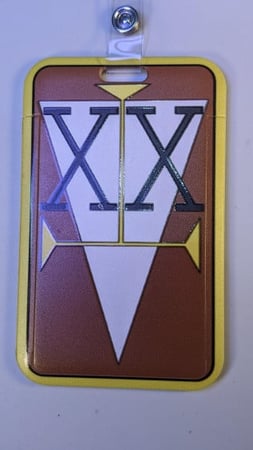 حامل بطاقة القناص هنتر . badge holder