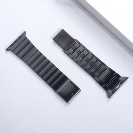 سوار معدني فاخر لساعة أبل من QUFEX-متجر جبر للاتصالات