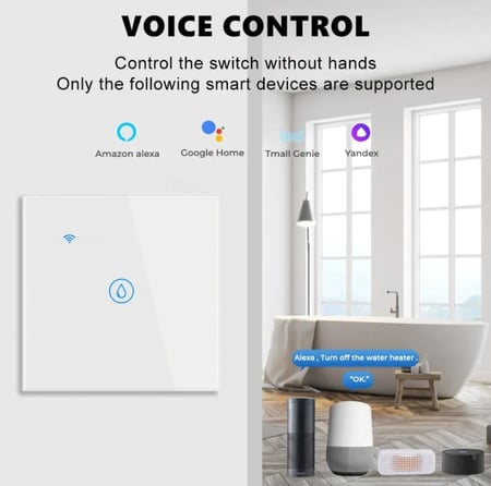 مفتاح مكيف شباك ذكي واي فاي