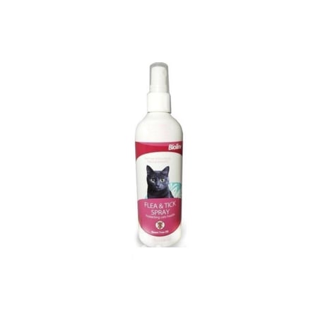 بايولاين بخاخ مضاد للقراد والبراغيث للقطط 175مل Bioline Flea and Tick Spray