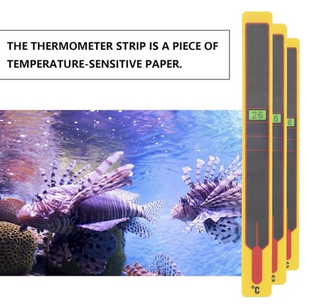 سيرا ميزان لاصق لمقياس درجة الحرارة داخل أحواض الأسماك SERA Adhesive scale for measuring temperature inside fish tanks