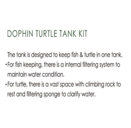 دوفين حوض سلاحف و أسماك DoPhin Aquarium For Fish and Turtles