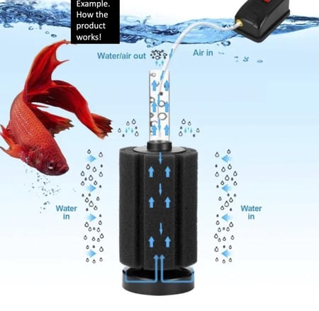 فلتر أسفنج صغير رقم 2870