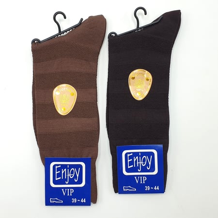 جوراب رجالي طويل قطن 39-44 Enjoy socks