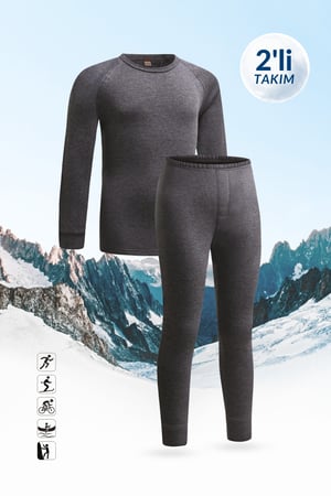 طقم حراري أطفال ميلانج من Berrak بجودة عالية