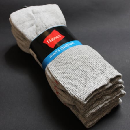 هينز  طقم جواريب طويل رجالي ثلاث أزواج Hanes