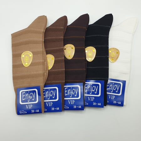 جوراب رجالي طويل قطن 39-44 Enjoy socks