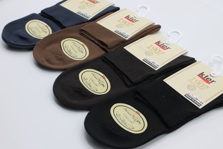 جوراب رجالي طويل  للحساسية والسكري 39-44 kler socks