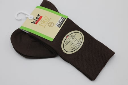 جوراب رجالي طويل للحساسية والسكري 37-40 kler socks