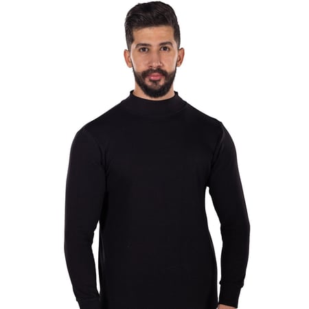 فانيلة رجالية دروش كم طويل نصف رقبة