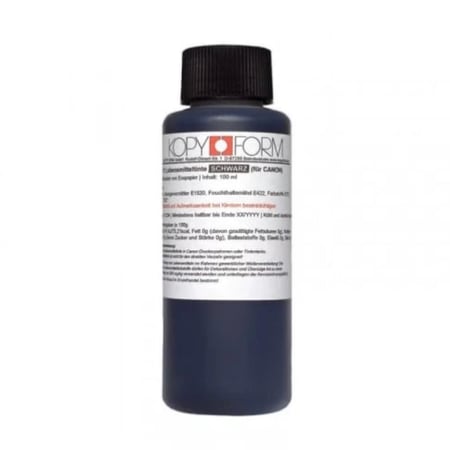 حبر الماني غذائي أسود