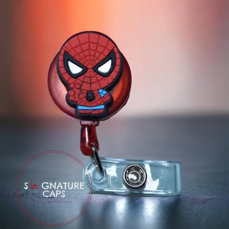 Spiderman badge holder